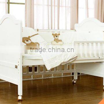 Antique Pure White Solid Wood Teenage Bed, Solid Wood Convertible Kids Bed With Toddlers BF11-08053a photo-4