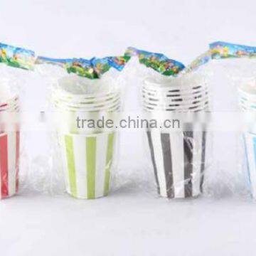 2016 Hot 10pcs Happy Birthday 250ml Paper Cups With Nice Printing photo-3
