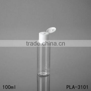 Best Sellers Hot Products 50ml Plastic Shampoo Bottle Flip Caps Clear Flat Shoulder Pet Shampoo Bottle Cosmetic Packaging photo-2