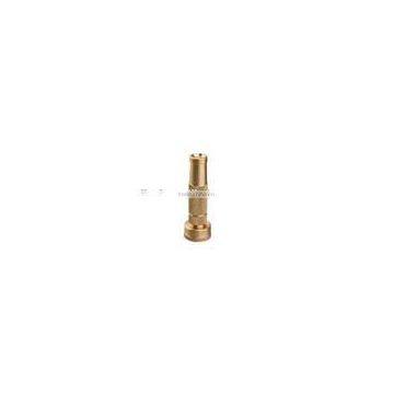 garden hose thread brass nozzle with 3",3.5",4" adjustable spray straight water jet to hollow spray