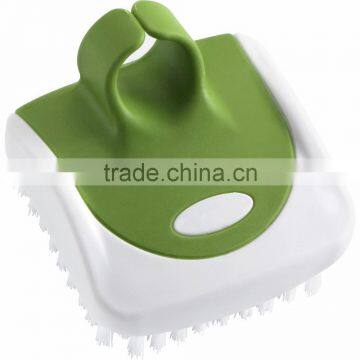 Kitchen Utensil Plastic Finger Handy Vegetable Fruit Cleaning Brush Veggie Scrub Brush photo-2