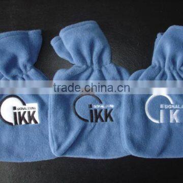 500ml Mini Blue Applique Football Cotton Hot Water Bottle With Covers photo-4