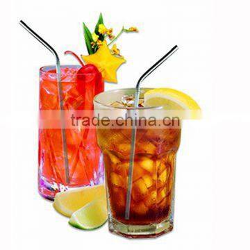 Bent Stainless Steel Long Cool Drinking Straw 4pcs/Set Curved Metal Straw photo-6