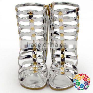 Summer Kids New Style Casual Shoes Silvery Stylish Sandals Girls