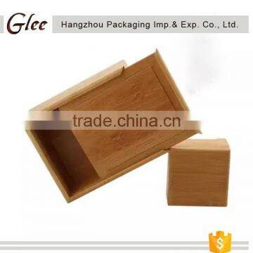 custom slide ec-friendly food packaging bamboo box