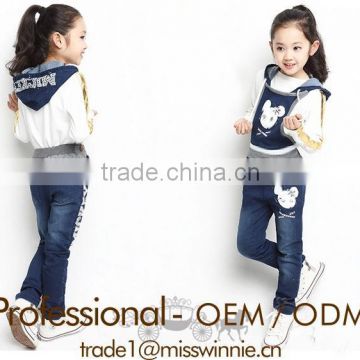 Professional kidswear factory selvedge denim jean