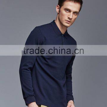 Wholesale Fancy Long Sleeve Cotton Polo T-shirts/Polo Men Shirt/Golf Polo Shirt For Men photo-4