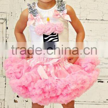 Wholesale Boutique Cheap Chiffion Pettiskirt Tutus For Baby Girls photo-2
