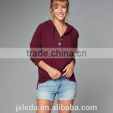 Super Soft and Leisure Fleece Hoody/custom Printing Wholesale Fleece Hooded Hoodies photo-5