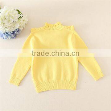 Knitting Pure Plain Colors Kid Sweater In-stock Sweater Fabric Sweater for Babies/tollderls/infants