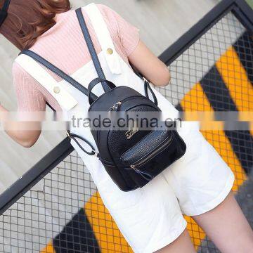 2017 Hot Sale New Design Wholesale Price Girls Leather School Backpack photo-5