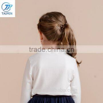 2017 Spring Girls t Shirt With Butterfly Pattern Children Clothing Long Sleeve Pullover Cotton t Shirt photo-4