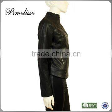 2015 Corparate Uniform Custom Logo Genuine Lather Jacket photo-2