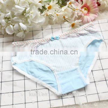Cute Sexy Cotton Sweet Girl Briefs Fashion Women Underwear Cotton Panties Wih Lace Side photo-2