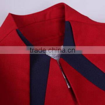 High Quality Red Comfortable Women Airline Pilot Uniform With Good Workmanship photo-3