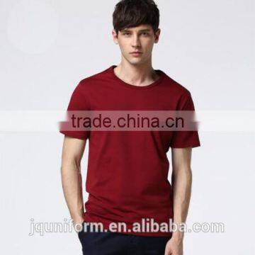 Custom High Quality Blank Men Plain Stretch Print 100 Cotton t Shirt photo-3