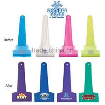 USA Made Large Mood Ice Scraper - changes color in cold weather and comes with your logo.