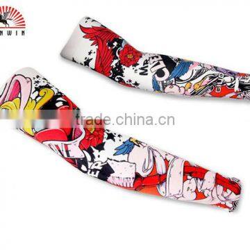 High Quality Custom Sublimation UV Sun Protection Lycra Arm Cool Sleeves photo-2