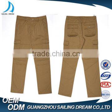 Hot sale economic european style cargo work pants mens cheap cargo chino pants with many pockets