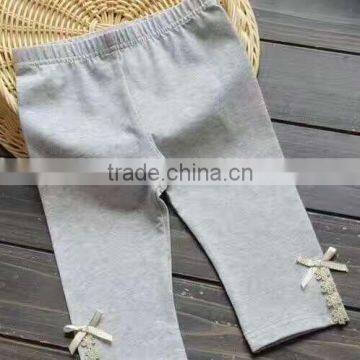 Wholesales Spring Cotton Printing Girls Children Elastic Leggings photo-2