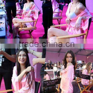 The New Spring 2017 Ladies' d Secret Star Emulation Silk Coat With Pink Pajamas Sexy Leisurewear Wholesale photo-2