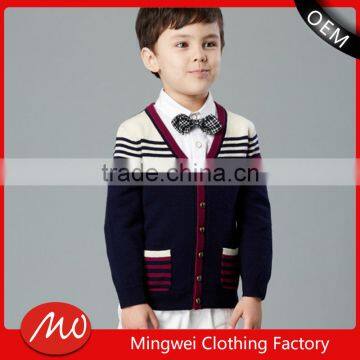 nwe school style woolen sweater cardigan design for children