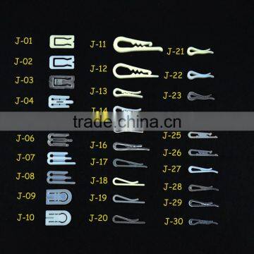 4.1*1.2*0.5cm Strong White Color Garment Packing Plastic Clips photo-5