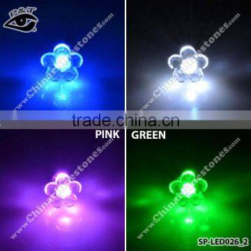 Fancy LED Earring Flower Shaped Crystal Earring Fashion Party Light up Earring photo-3