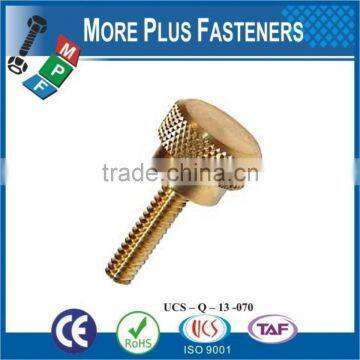 Made in Taiwan Brass Material Knurled Insert Nut Hex Cap Nut Knurled Thumb Nut photo-6