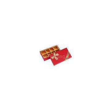 Dots Printing Trays Insert Red Recycled Cardboard Gift Boxes