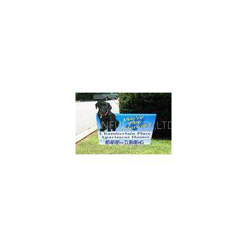 Outdoors Corrugated Plastic Sheets / Corrugated Plastic Yard Signs Full Color