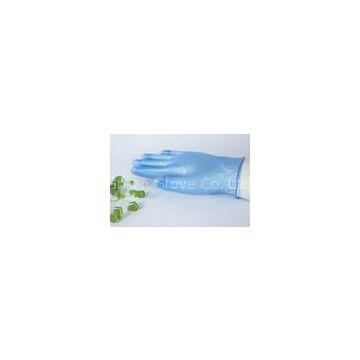 Powder free blue Disposable P Free Vinyl Gloves small size Durable