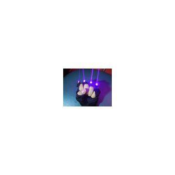 Violet Blue Laser Gloves With 4pcs 405nm 150mw laser ,Stage gloves for DJ Club/Party show