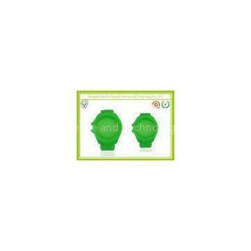 Durable 22mm Green Silicone Rubber Smart Watch Bands For Girls OEM