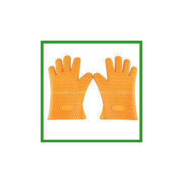 FDA Approved Non-slip Heat Resistant Silicone BBQ Glove photo-2