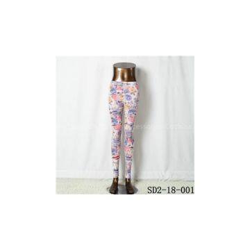 SD2-18-001 Fashion Knitting Open Smile Casual Legging