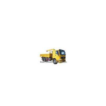 HOWO Cargo Truck With Loading Crane(Front-Mounted)