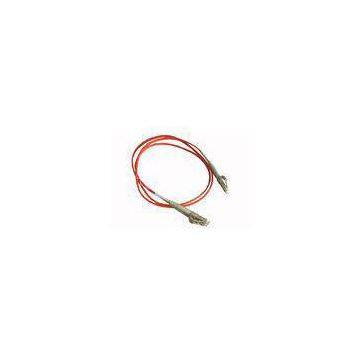 LC to LC Optical Fiber Patch Cord With APC Ferrule , DX OFNR