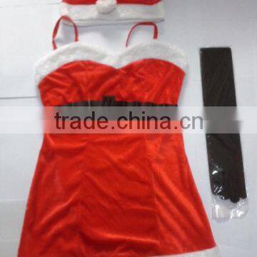 Red Christmas Sexy Costume Sexy Decoration
