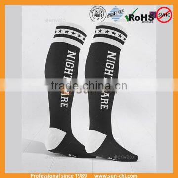 custom football cotton socks wholesale guangzhou soccer sock