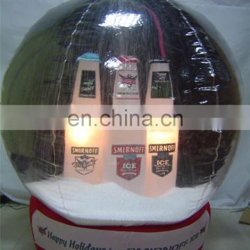 2016 Hot sale xmas inflatable snow globes for sale