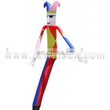 6m Tall Colorful Single Leg Inflatable Air Dancers Inflatable Wave Man For Advertising