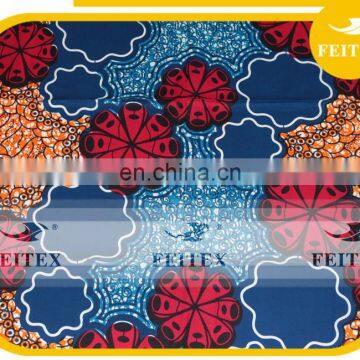 2015 Fashion African Wax Fabric Wholesale Embroidery Print Dress Fabric for Occasion photo-4