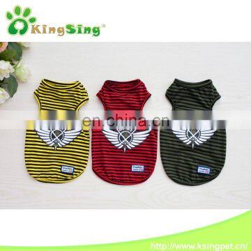 Hero League stripe dog vest, dog pet clothes