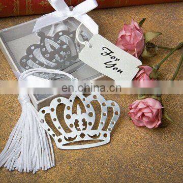 Wedding Favors Regal Crown Bookmark