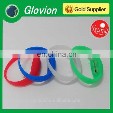 Top selling led running bracelet braided silicone bracelets motion bracelet