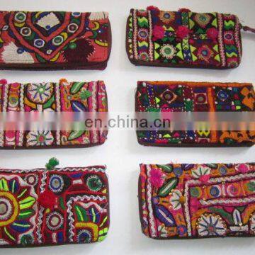 Vintage Tribal Banjara clutch kutch embroidery Indian Banjara Clutch ethnic Bags Purse Handmade Designer