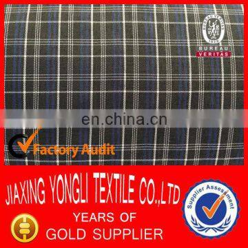 polyester plaid fabric for jacket linings