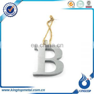 metal letter shape Christmas decoration