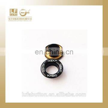 copper black eyelets with LOGO